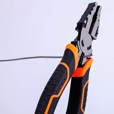 Hard Wire 2.5mm 8 Combination Plier 60CrV High Leverage Linesman Pliers