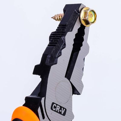 Orange Black 63 HRC Combination Cutting Plier 200mm Combination Pliers