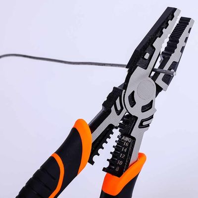ANSI 9" Combination Pliers Ergonomic Handles Wire Crimping Tool
