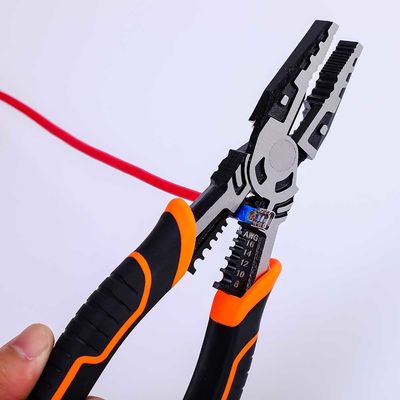 ANSI 9" Combination Pliers Ergonomic Handles Wire Crimping Tool