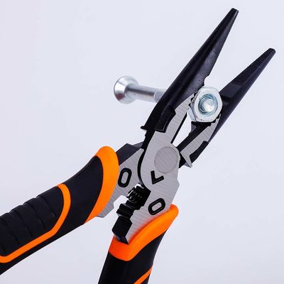 Hardness HRC62 6 Extra Long Nose Pliers Extended Pliers 154Mm