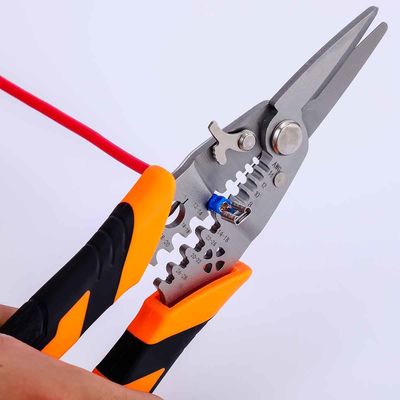 4Cr13 Cutting Stainless Steel Combination Shears Wire Stripper And Crimper