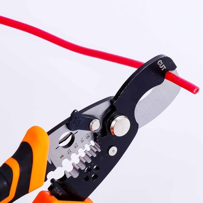 185mm Cable Quick Wire Strippers 7 In 1 Multifunction Cable Wire Cutting Pliers Stripping Winding Splitting Shear Hand Tools