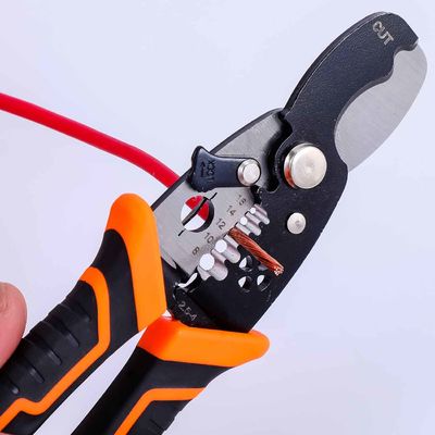 185mm Cable Quick Wire Strippers 7 In 1 Multifunction Cable Wire Cutting Pliers Stripping Winding Splitting Shear Hand Tools