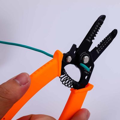 Safety Locker Small Wire Stripper 65Mn 111.3g Cable Jacket Stripping Tool