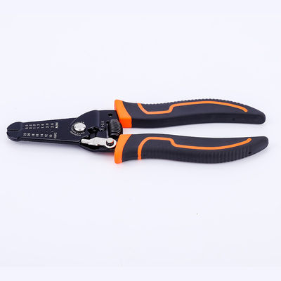 175mm Multi Purpose Wire Strippers Cable Stripping Tool With Safety Locker And Soft Handle