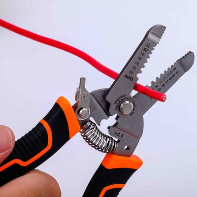 17.5cm Wire Strippers HRC52 Small Wire Stripping Tool Industrial Grade