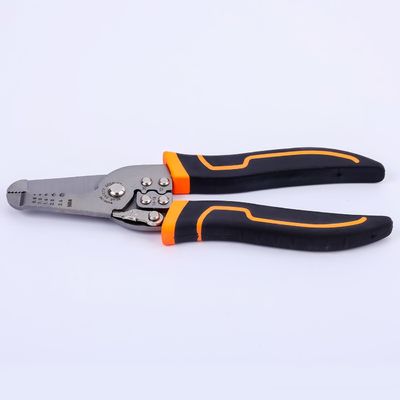 Multi Function 134g Cable Striper Crimping Cutting ANSI Wire Stripping And Twisting Tool