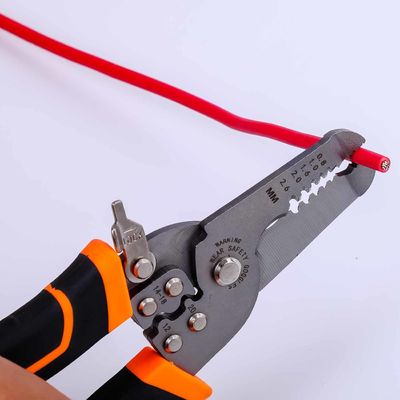 Multi Function 134g Cable Striper Crimping Cutting ANSI Wire Stripping And Twisting Tool