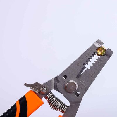 Wire Strippers with Safety Locker and Soft Handle for Easy Cutting and Gripping