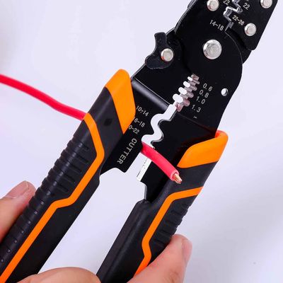 185mm Wire Strippers Wire Cutter Tip Wire Grip Twist with Safety Locker for Easy Cutting
