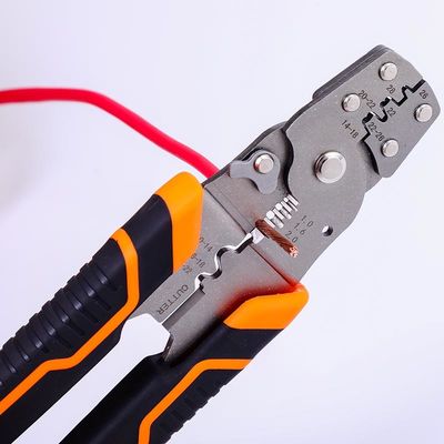 Wire Strippers Wire Cutter Tip Wire Grip and Twist with Safety Locker and Soft Handle 0.6-1.3mm