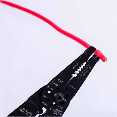 Multi Tool Long Nose Wire Cutter, Wire Crimper, Stripper and Bolt Cutter Multi-Purpose Electrician Tool
