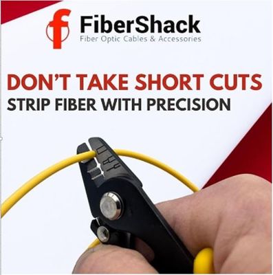 DIN ANSI Fibre Optic Stripper Fiber Thermal Stripper With Safety Locker