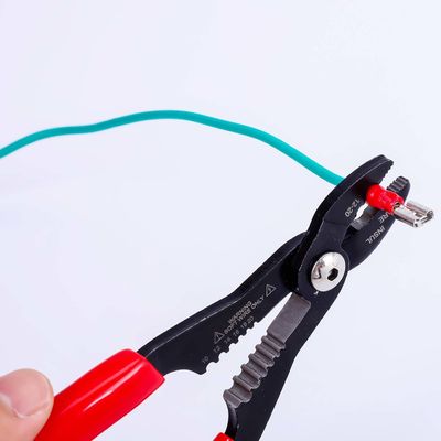 Compact Wire Stripper 4-in-1 Multi Purpose Electricians Plier Wire Crimper Cutter and Gripper