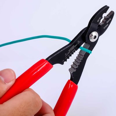 Compact Wire Stripper 4-in-1 Multi Purpose Electricians Plier Wire Crimper Cutter and Gripper