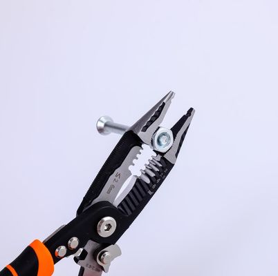 HRC62 Multifunction Pliers 15mm Cutting Blade Fast Harden Wire Cutting Wire Stripping Pliers