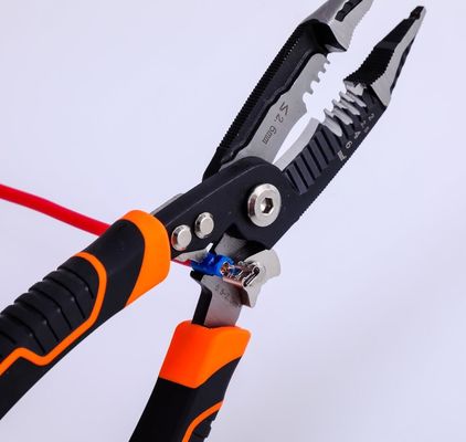HRC62 Multifunction Pliers 15mm Cutting Blade Fast Harden Wire Cutting Wire Stripping Pliers