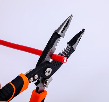 HRC62 Multifunction Pliers 15mm Cutting Blade Fast Harden Wire Cutting Wire Stripping Pliers