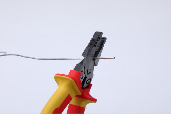 199mm High Leverage Insolated Tools Combination 60CrV Stripping Pliers