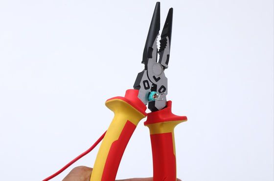 C1055 60CrV Thin Long Nose Pliers 7in1 High Leverage Combination Pliers