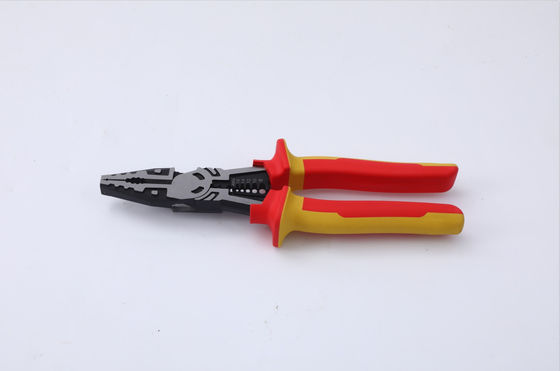 9inch Powerful Insolated Tools Precise Multifunction Cable Stripping Pliers 62 HRC 1000V