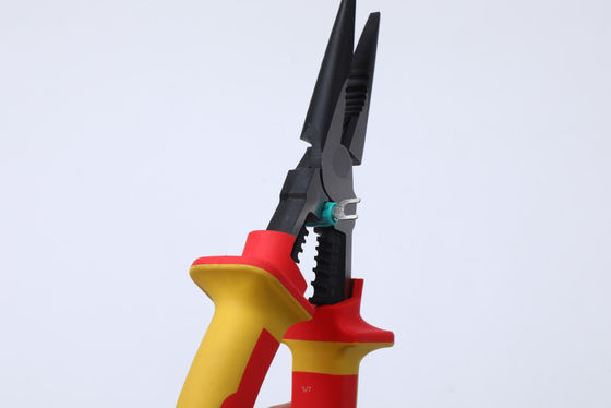 Multi Function Long Nose Plier 63 HRC 1000V Long Reach Pliers
