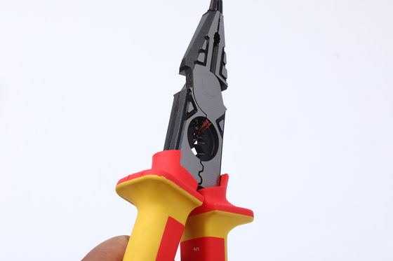 9inch 224mm Precise Multifunction Pliers 62 HRC 9inch Heavy Duty Strong Pliers Ring Eccentric Labor-saving Internal Snap Ring Pliers HRC 62 Hand Tools