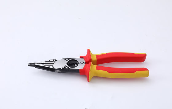 9inch 224mm Precise Multifunction Pliers 62 HRC 9inch Heavy Duty Strong Pliers Ring Eccentric Labor-saving Internal Snap Ring Pliers HRC 62 Hand Tools