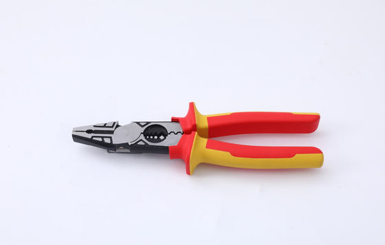 9" High Leverage Multi-function Combination Pliers, 1000V high voltage use, VDE handle
