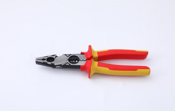 9" High Leverage Multi-function Combination Pliers, 1000V high voltage use, VDE handle