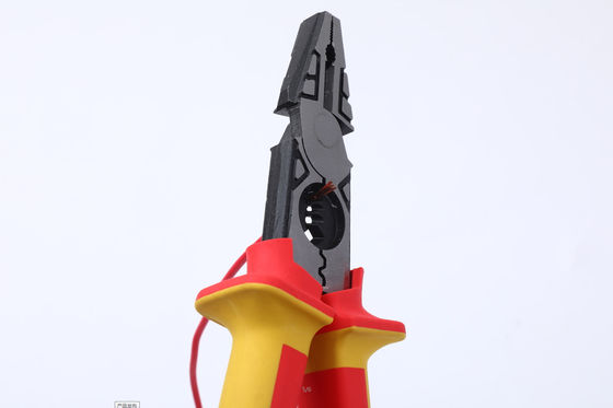 9" High Leverage Multi-function Combination Pliers, 1000V high voltage use, VDE handle