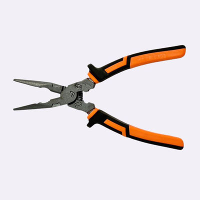 202mm Precise Long Nose Pliers 2.5mm Wire Electric Cable Crimping Tool