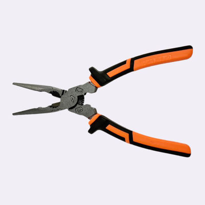 202mm Precise Long Nose Pliers 2.5mm Wire Electric Cable Crimping Tool