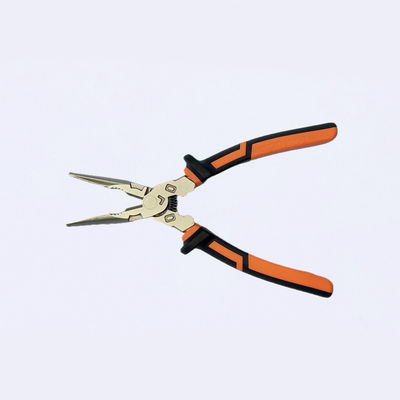 172mm Long Nose Pliers C1055 60CrV Wire Twisting Pliers Heavy Duty