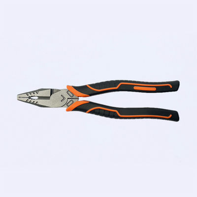 9" High Leverage Multi-Function Combination Pliers Nickle finishing wire cutter HRC 62 TPR Dural Color Handles Eccentric Labor-saving