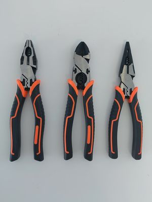 8" HIGH LEVERAGE MULTI-FUNCTION COMBINATION PLIERS HAND TOOLS HRC 62 WITH CRIMPING FUNCTION HAND TOOLS SET Eccentric Labor-saving