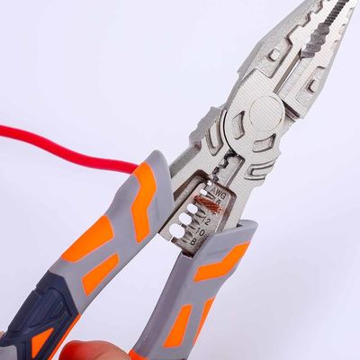 225mm High Leverage Combination Slip Joint Pliers Stainless Steel Cutting Pliers ANSI