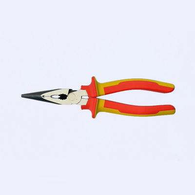 215mm Long Nose Pliers HRC62 Edges Cutting Cable Crimping Tool