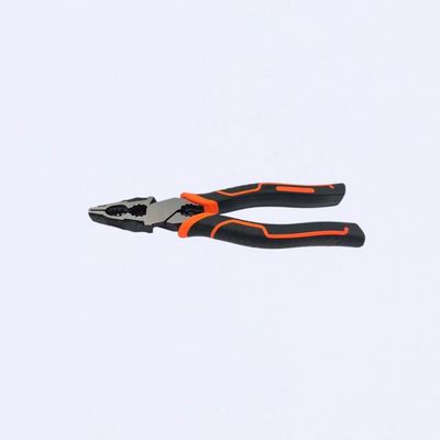 8" HIGH LEVERAGE MULTI-FUNCTION COMBINATION PLIERS HAND TOOLS HRC 62 NICKLE FINISHING WITH STRIPPING Eccentric Labor-saving